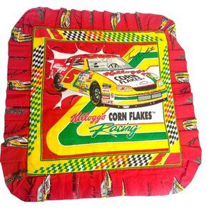 NASCAR Terry Labonte Pillow Cover Quilted Handmad Race Car Man Cave Racing New